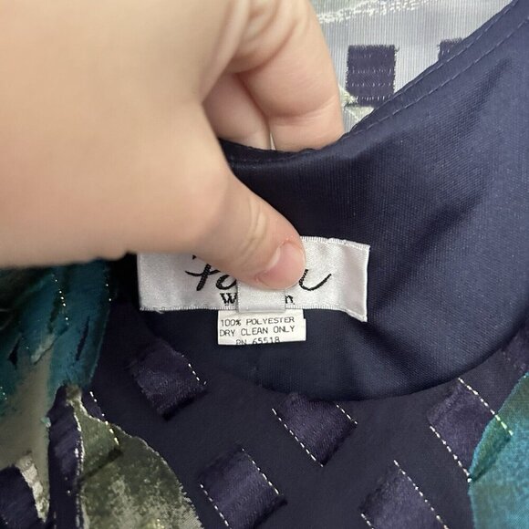 Size 16 Patra Lovely Cocktail Party Wedding Attire Dress Multicolor Cardigan - Picture 3 of 8